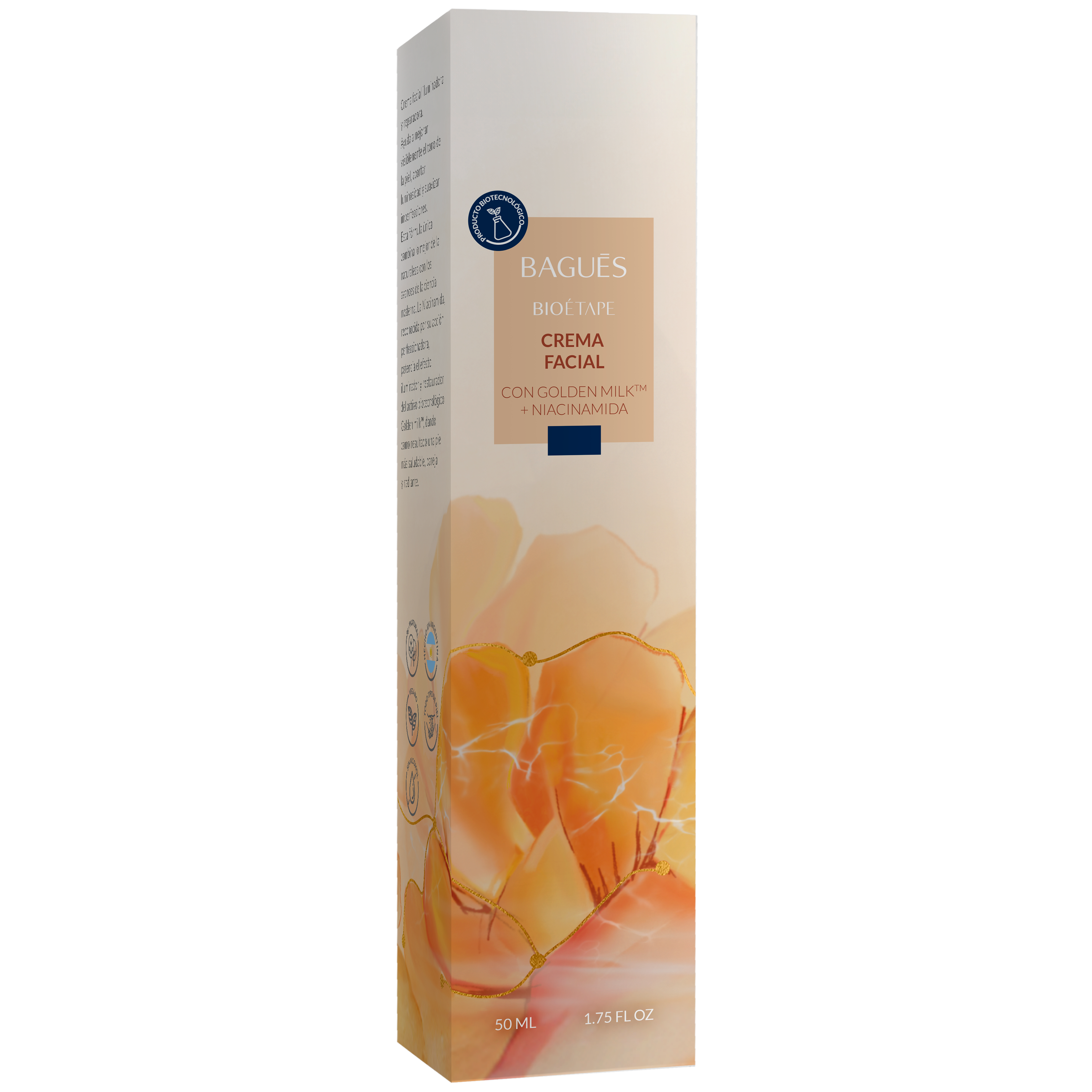 Crema Facial con Golden Milk y Niacinamida