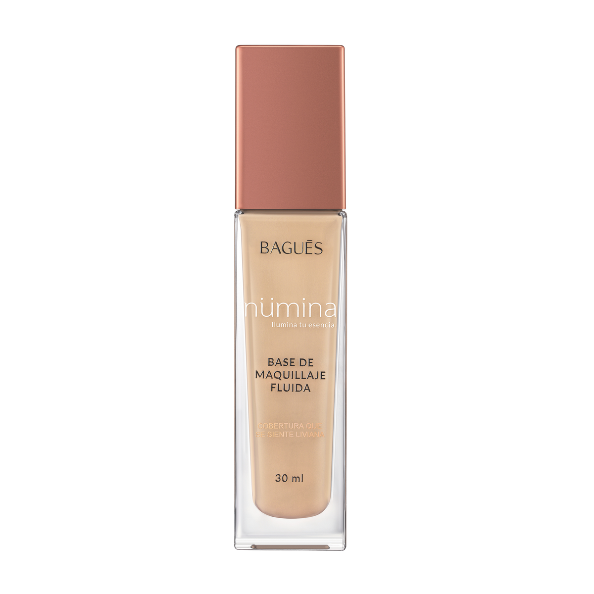 Base de maquillaje fluida tono claro