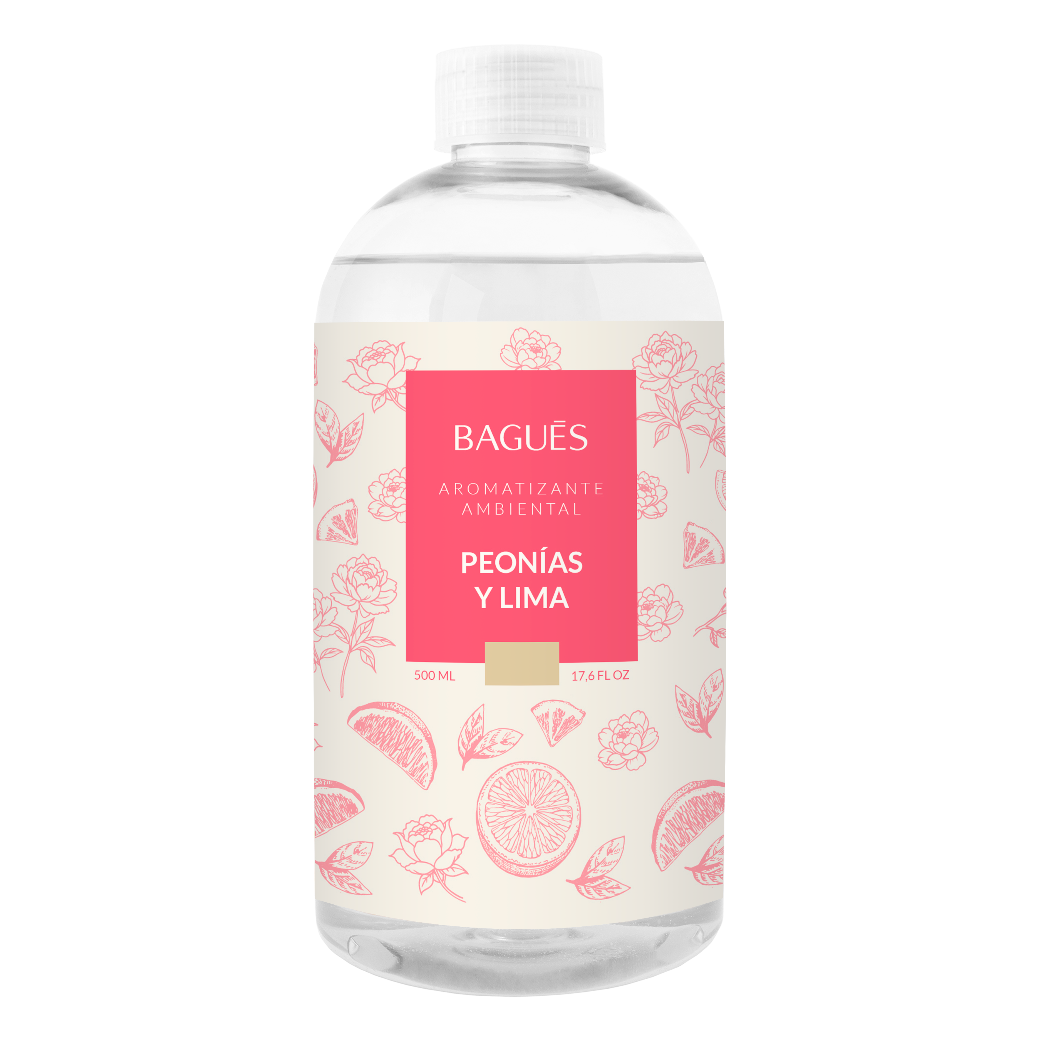 Aromatizante Ambiental Peonías y Limas 500ml