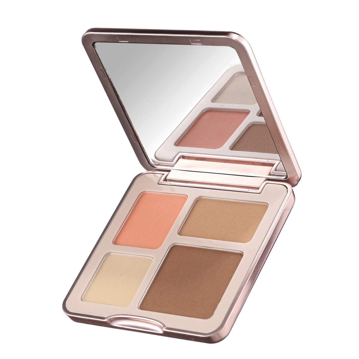 Paleta de rubor e iluminador