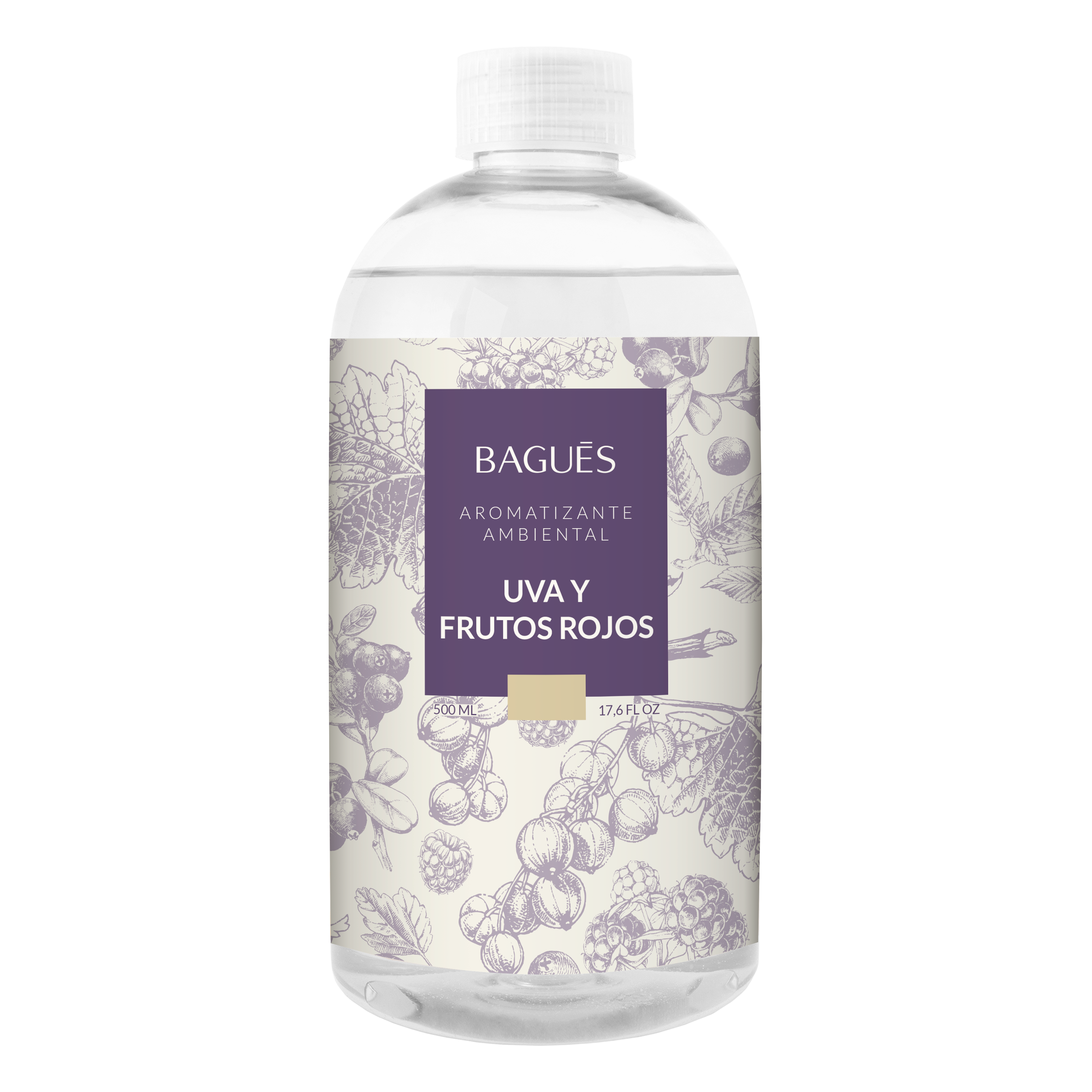Aromatizante Ambiental Uva y Frutos Rojos 500ml
