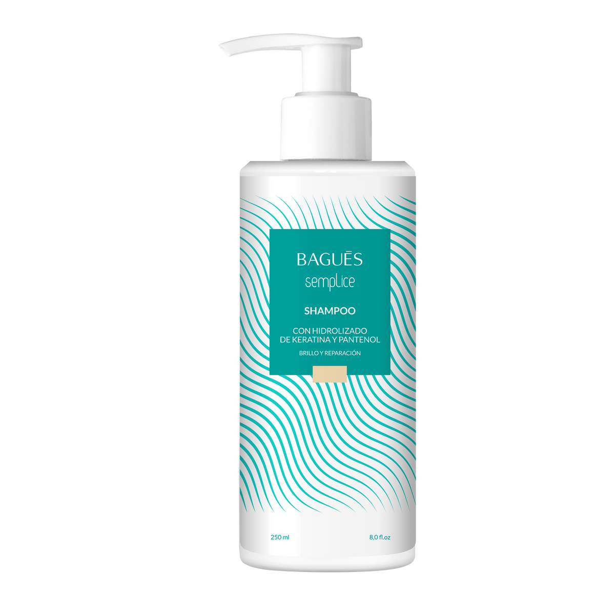 Shampoo con hidrolizado de keratina y pantenol / 250 ml